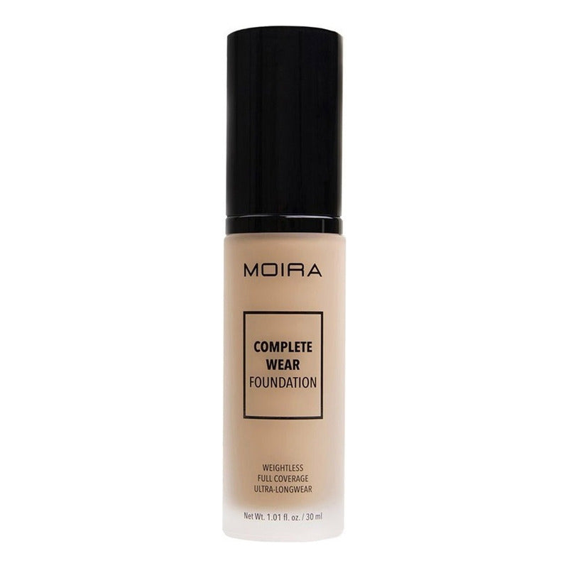 Base De Maquillaje Líquida Moira Complete Wear Foundation 300 Nude Beige - 30ml