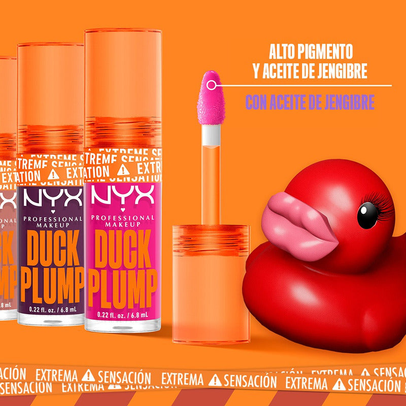 Brillo De Labios Con Efecto Plump Hall Of Flame 6.8 Ml Nyx