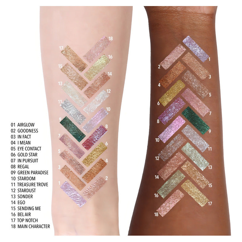 Sombra Líquida Moira Cosmetics Con Glitter Diamond Daze Tono 03 In Fact