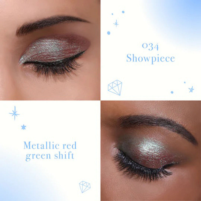 Sombra Líquida Moira Cosmetics Con Glitter Diamond Daze Tono 34 Showpiece