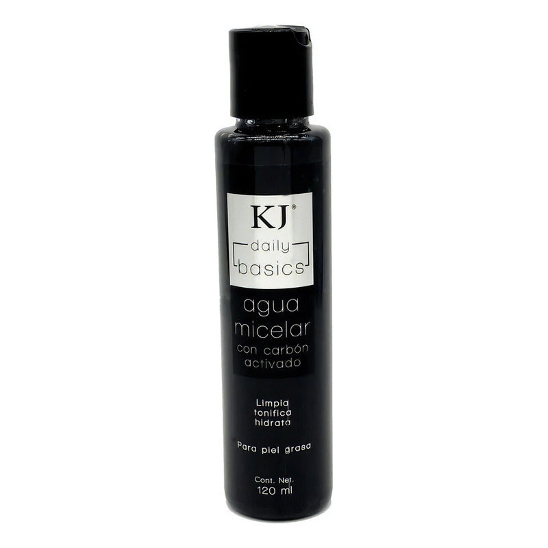 Agua Micelar Con Carbon Activado Kj Piel Grasa 120ml