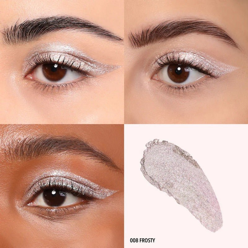 Sombra De Ojos Barra Stellar Moira Impermeable Alta Duracion Color 008 Frosty