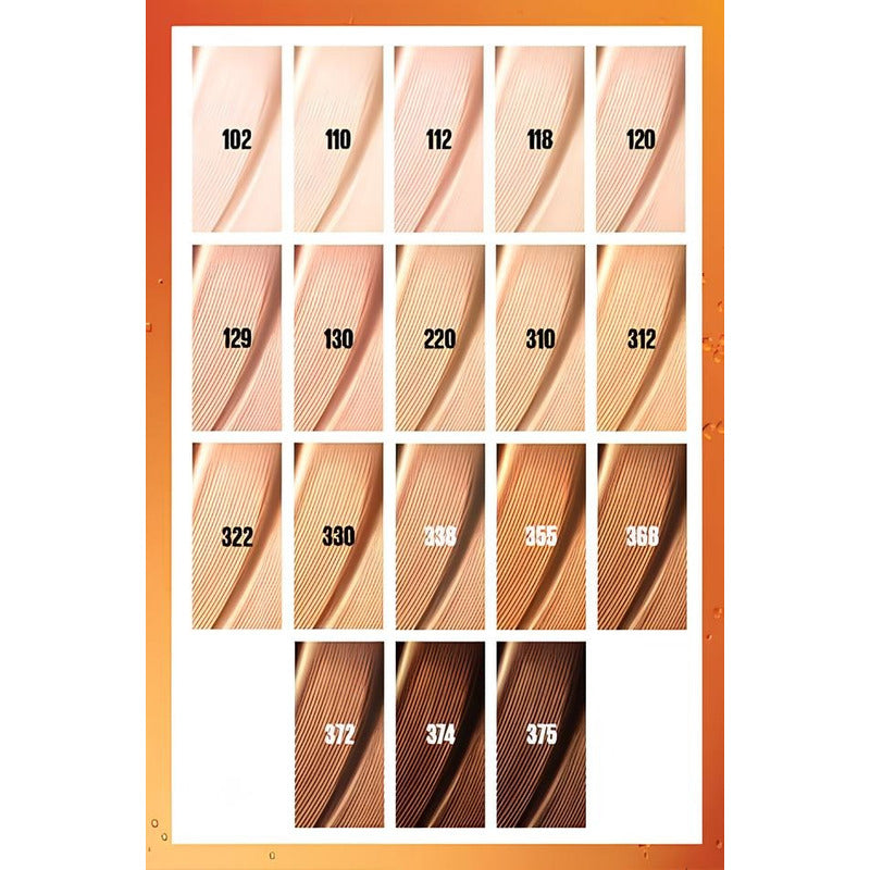 Superstay | Base De Maquillaje + Vitamina C | 24h Skin Tint Tono 120 Light With Neutral Warm
