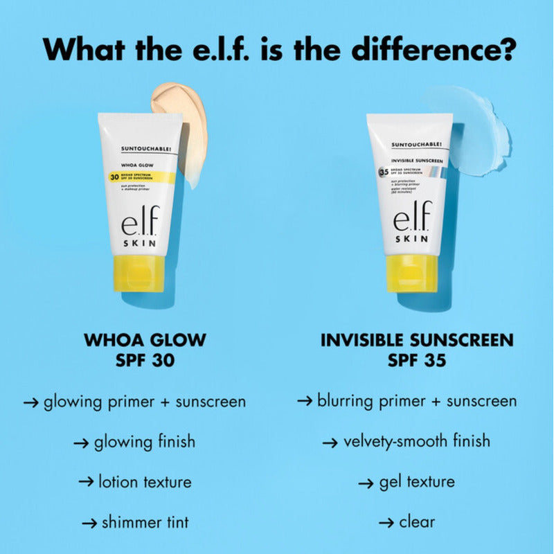 E.l.f. Skin Suntouchable! Spf Invisible 35, Protector Solar