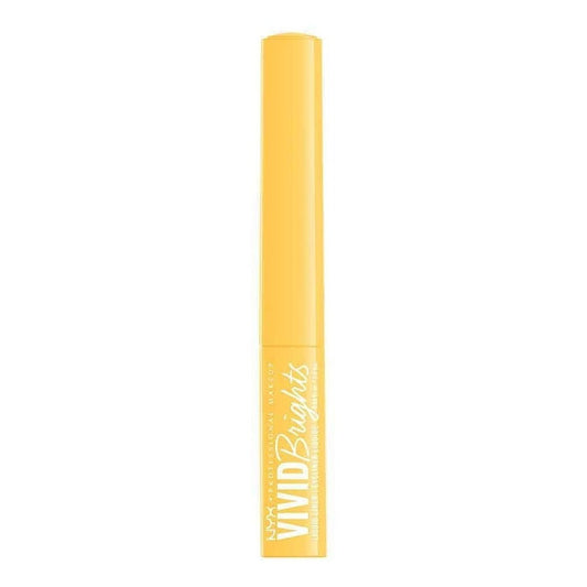 Delineador Líquido Nyx Professional Makeup Vivid Brights Nyx Professional Makeup Vivid Brigts Liquid Liner Blue Thang Color Had Me At Yellow Con Acabado Mate