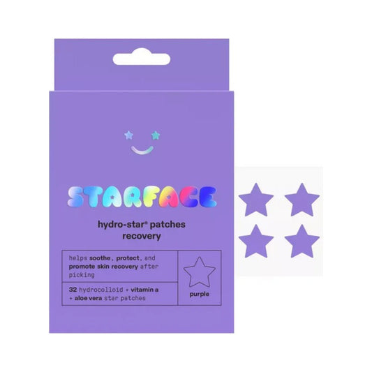 Starface Hydro-star Patches Recovery Morado Momento De Aplicación Día/noche Tipo De Piel Mixta
