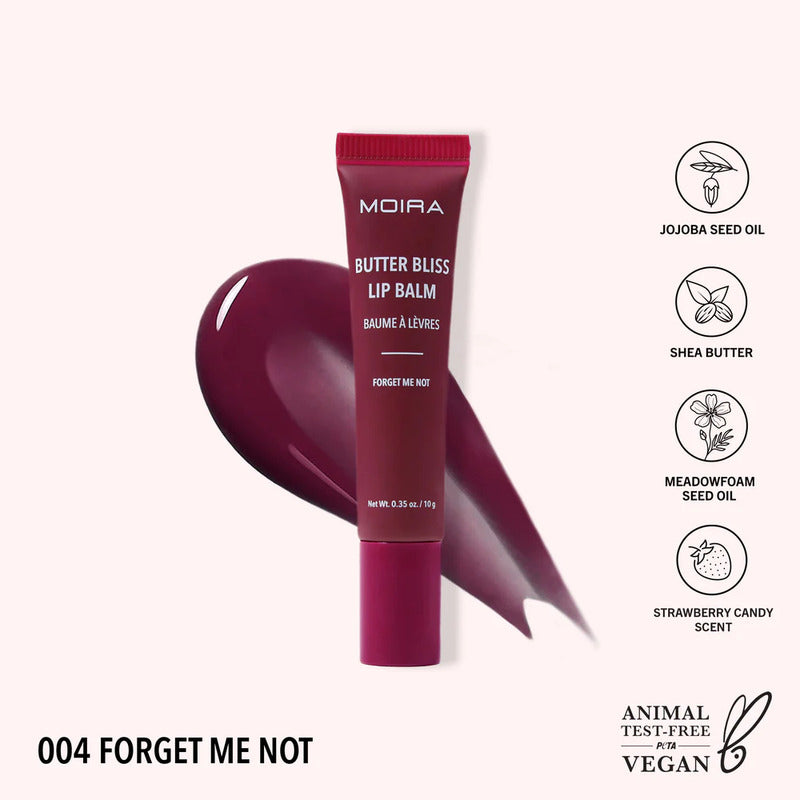 Balsamo Labial Moira Butter Bliss Lip Balm 004 Forget Me Not 10 G