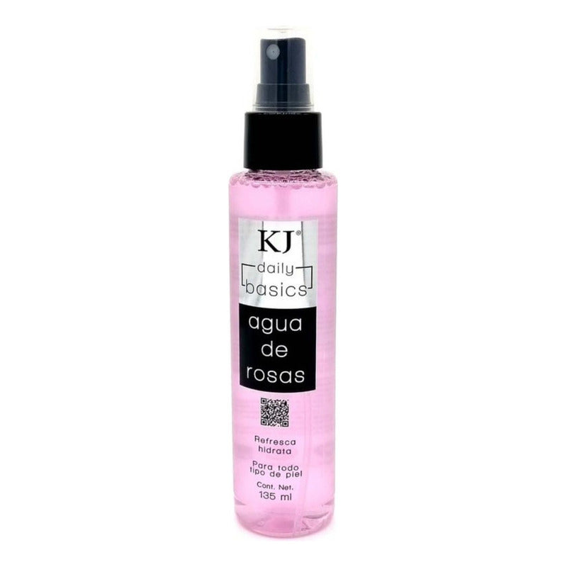 Agua De Rosas Refresca E Hidrata Fijador De Maquillaje Kj