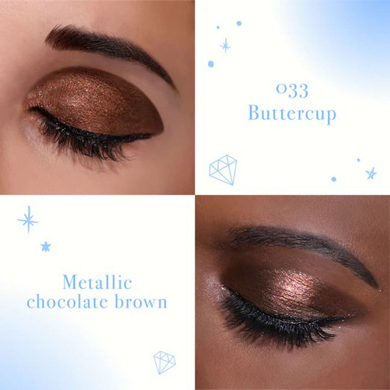 Sombra Líquida Moira Cosmetics Con Glitter Diamon Daze Tono 33 Buttercup