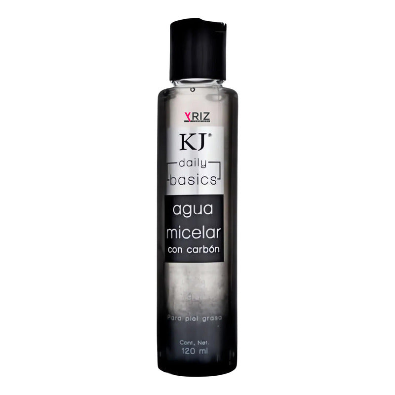 Agua Micelar Con Carbon Activado Kj Piel Grasa 120ml