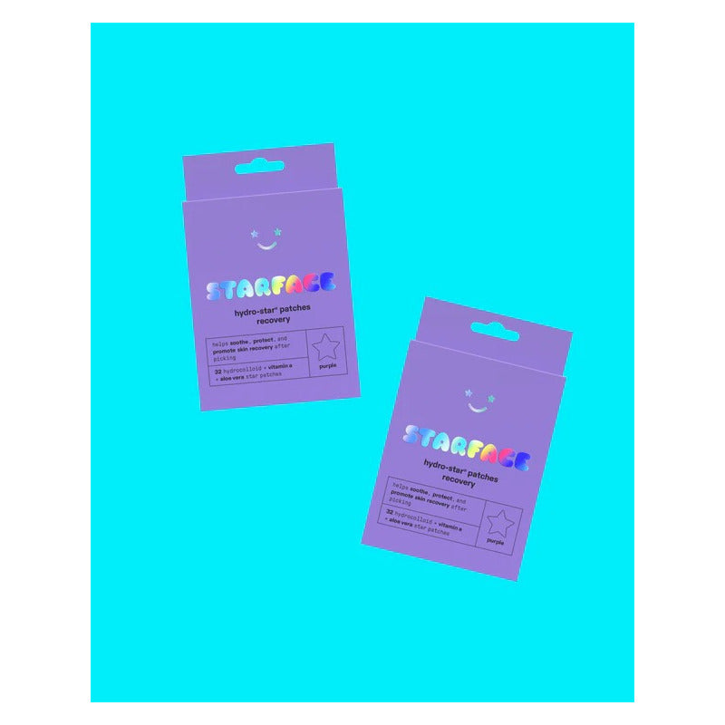 Starface Hydro-star Patches Recovery Morado Momento De Aplicación Día/noche Tipo De Piel Mixta