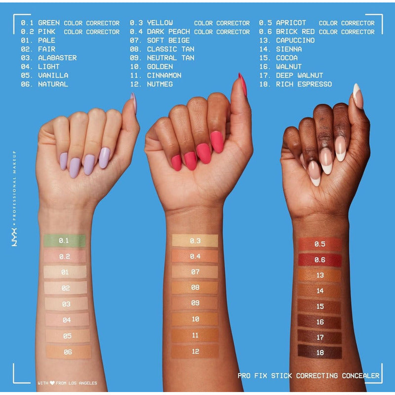 Corrector Nyx Professional Makeup Pro Fix Stick Tono 02 Fair