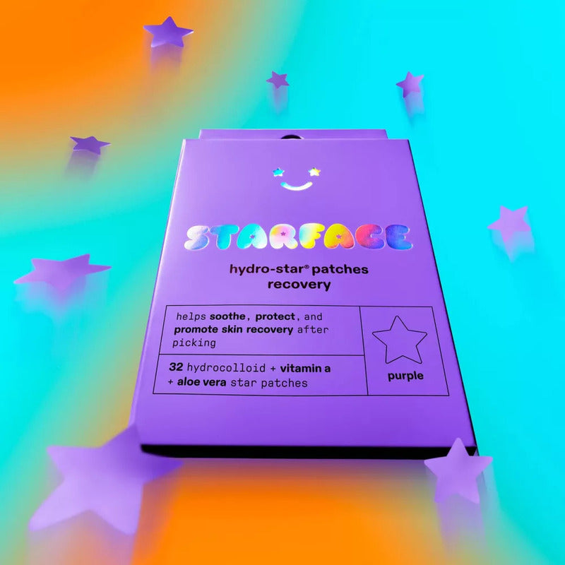 Starface Hydro-star Patches Recovery Morado Momento De Aplicación Día/noche Tipo De Piel Mixta