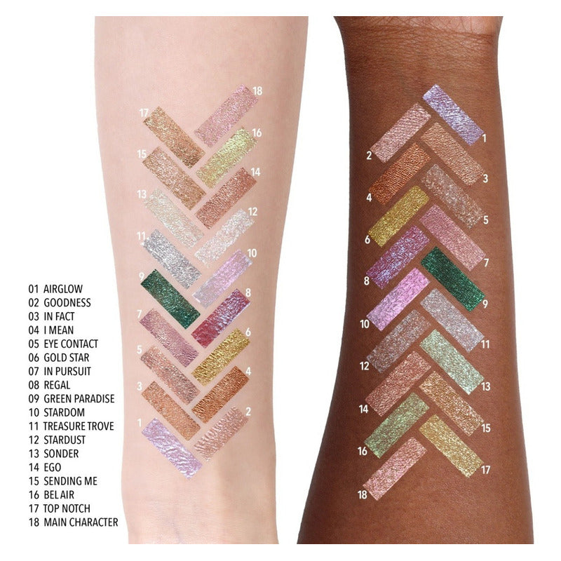 Sombra Líquida Moira Cosmetics Con Glitter Diamond Daze Tono 15 Sending Me