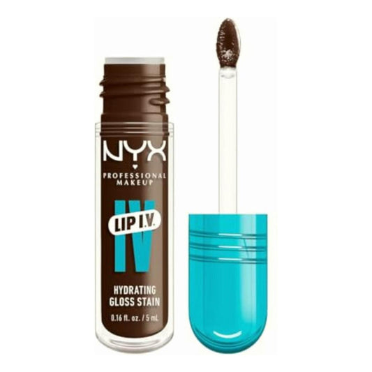 Tinta De Labios Hidratante Lip Iv Con Alto Pigmento Infusionado Con Agua De Coco Y Magnesio Fórmula Vegana De Nyx Professional Makeup Espresso Soak