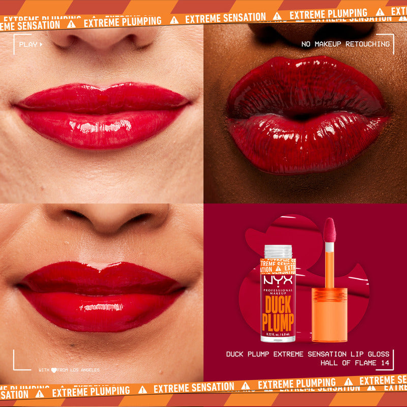Brillo De Labios Con Efecto Plump Hall Of Flame 6.8 Ml Nyx