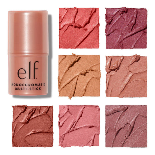 Elf Monochromatic Blush/labial Ojos, Mejillas Y Labios Tono Del Maquillaje Bronzed Cherry